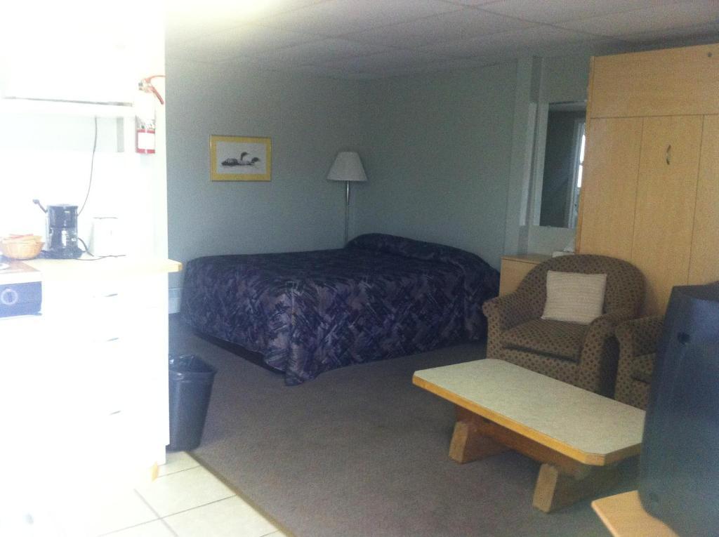 Raccoon Lodge Motel Sylvan Lake Rum bild
