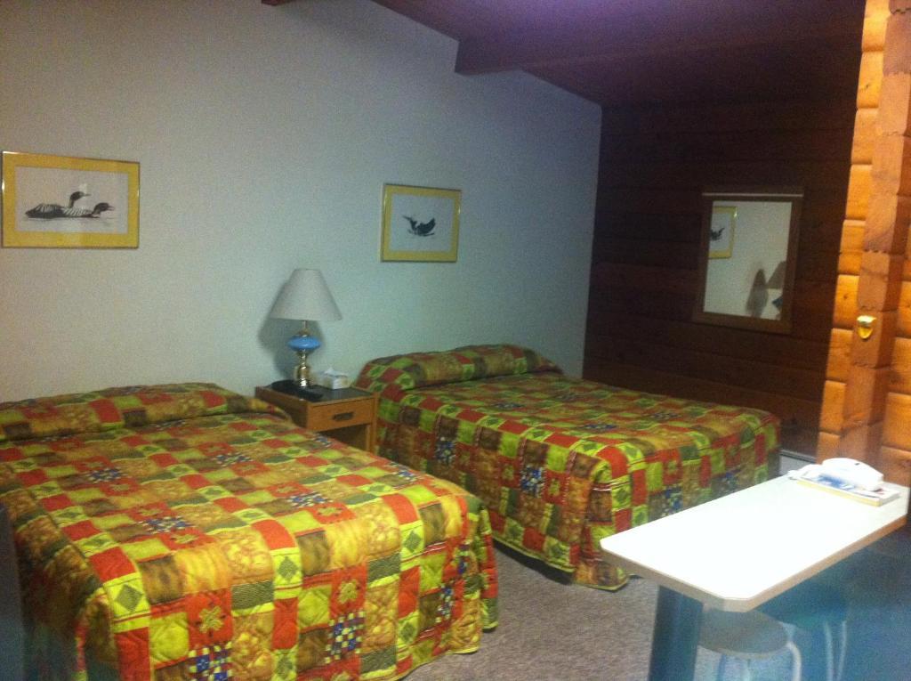 Raccoon Lodge Motel Sylvan Lake Rum bild